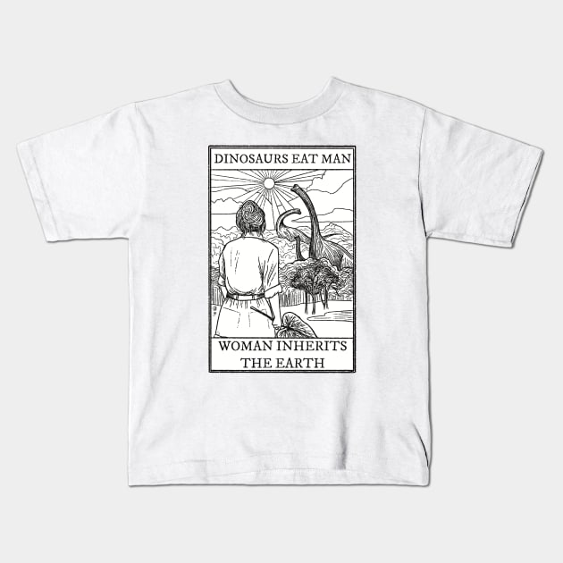 Woman Inherits The Earth - Dr Sattler Kids T-Shirt by Thistle Moon